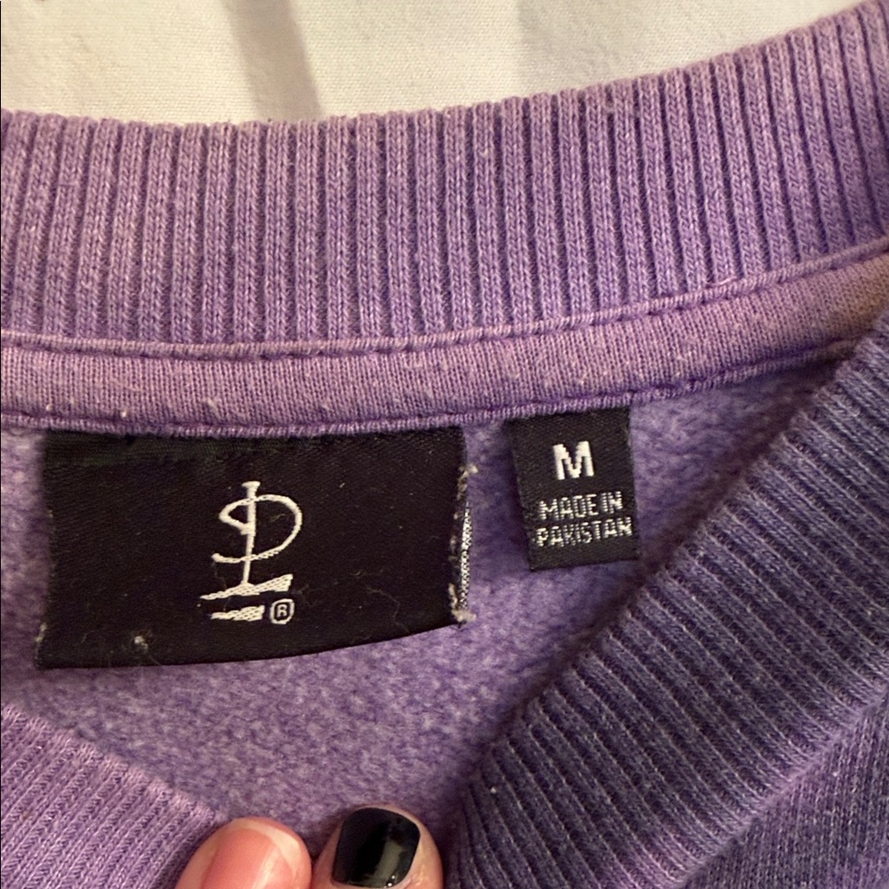 Pink Floyd Purple Oversized Tie-Dye Sweatshirt Urban Outfitters - Picture 2 of 3